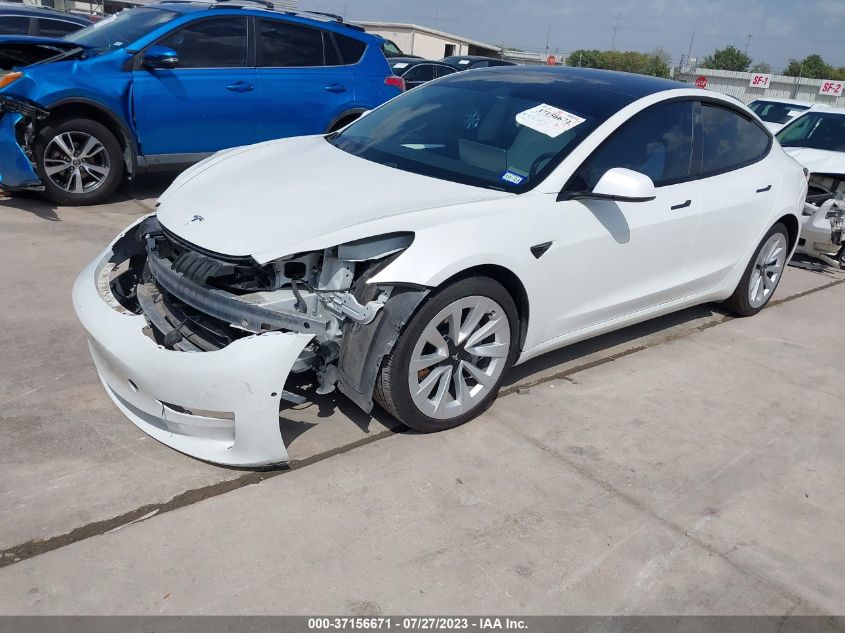 2021 TESLA MODEL 3 STANDARD RANGE PLUS - 5YJ3E1EA4MF032060