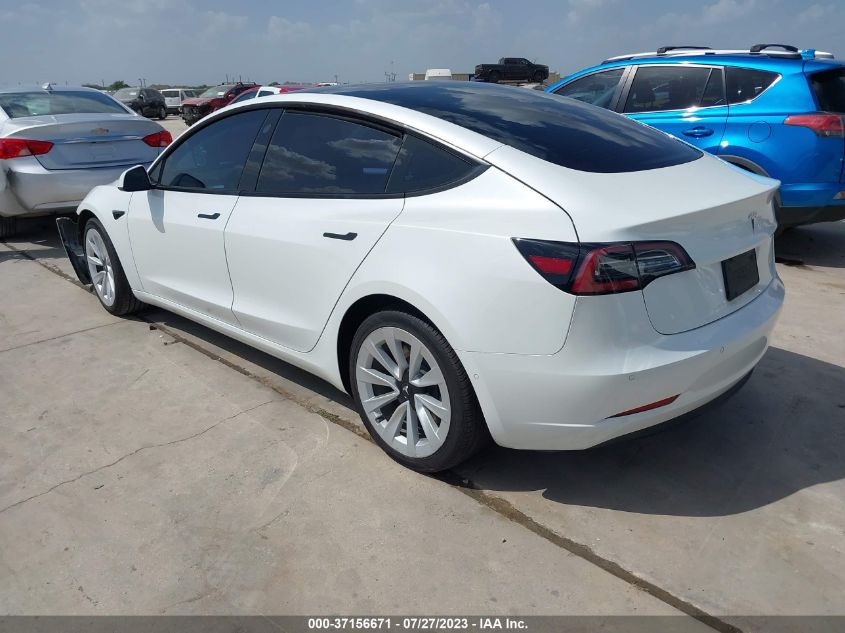 2021 TESLA MODEL 3 STANDARD RANGE PLUS - 5YJ3E1EA4MF032060