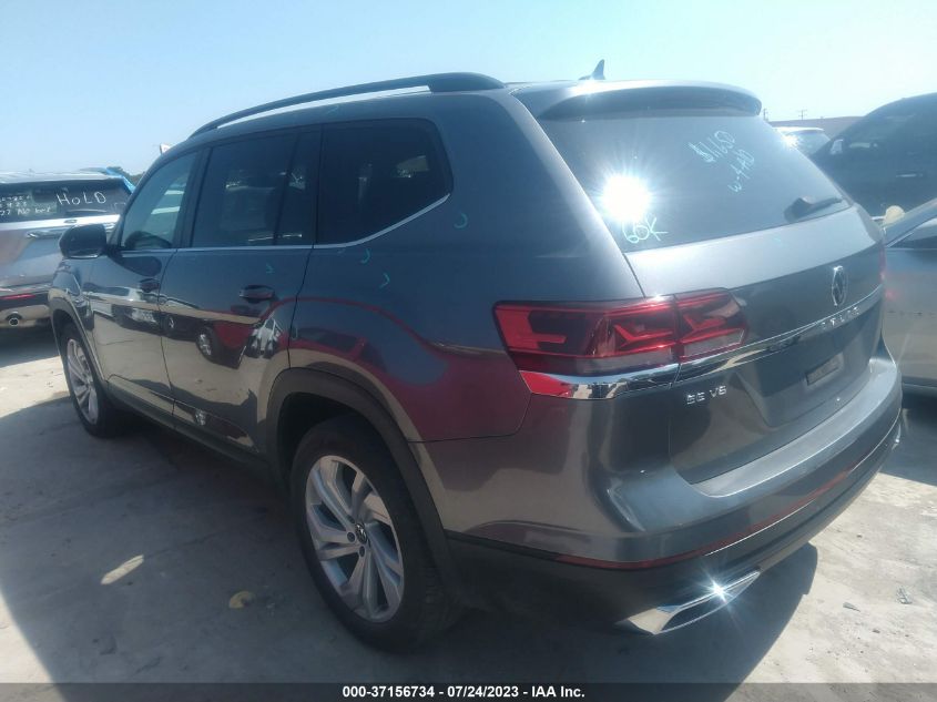 2021 VOLKSWAGEN ATLAS 3.6L V6 SE W/TECHNOLOGY - 1V2WR2CA3MC551056