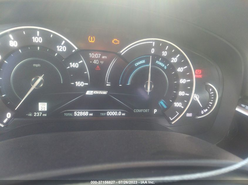 2019 BMW 5 SERIES 530E IPERFORMANCE - WBAJA9C55KB254627