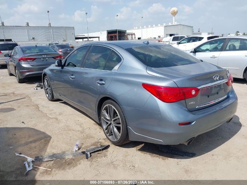 2014 INFINITI Q50 SPORT - JN1BV7AR9EM693329