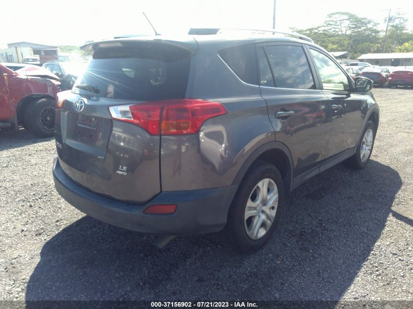 2013 TOYOTA RAV4 LE - JTMBFREV6D5028796