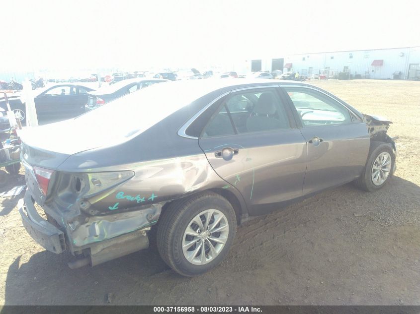 2016 TOYOTA CAMRY XLE/SE/LE/XSE - 4T4BF1FK4GR519336