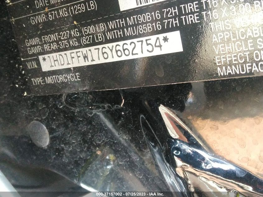 2006 HARLEY-DAVIDSON FLHTCI 1HD1FFW176Y662754