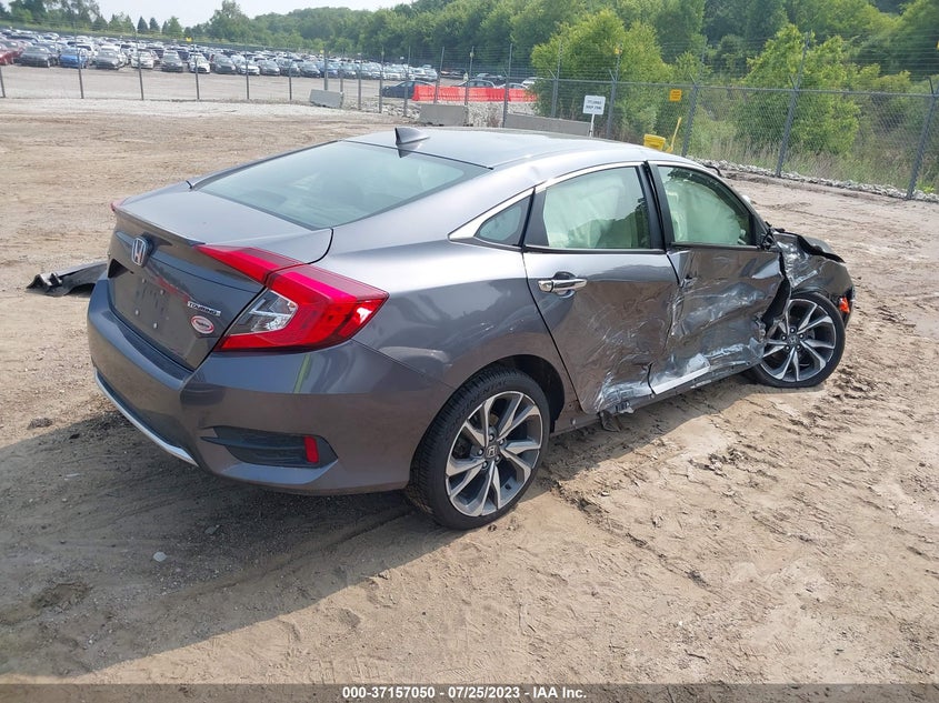 VIN JHMFC1F97KX002267 2019 HONDA CIVIC SEDAN TOURING