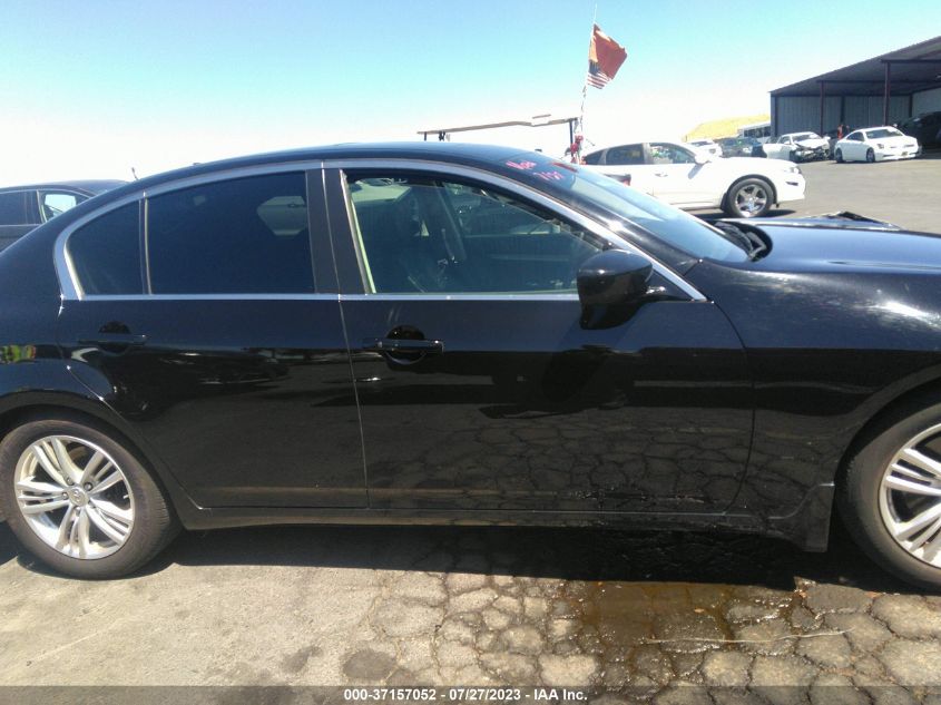 2013 INFINITI G37 SEDAN JOURNEY JN1CV6AP8DM711170