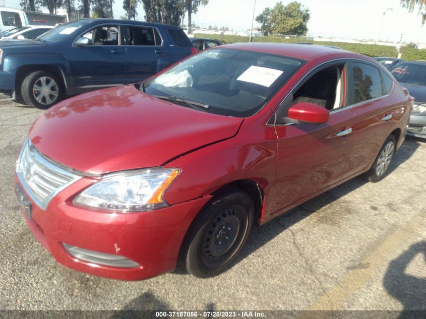 2013 NISSAN SENTRA SV - 3N1AB7AP0DL777907