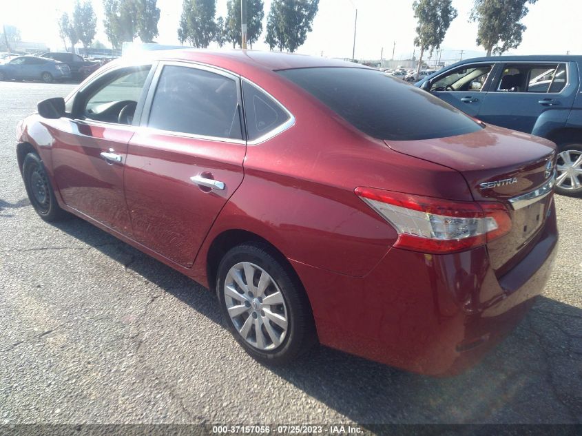 2013 NISSAN SENTRA SV - 3N1AB7AP0DL777907