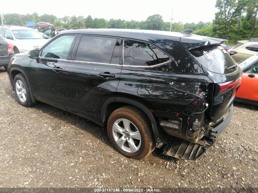 2022 TOYOTA HIGHLANDER LE - 5TDBZRBH6NS570725