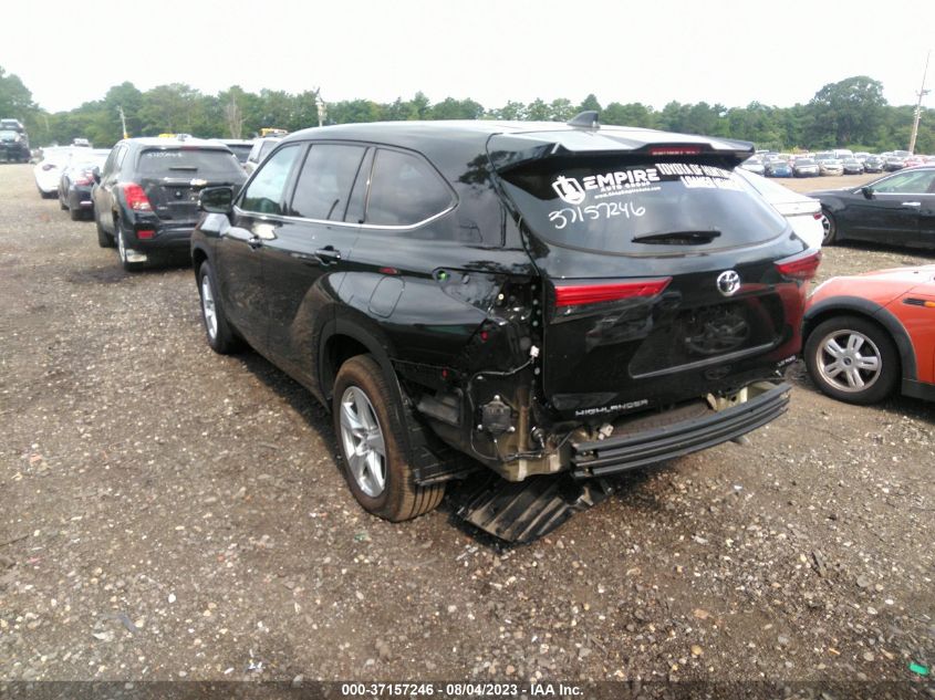 2022 TOYOTA HIGHLANDER LE - 5TDBZRBH6NS570725