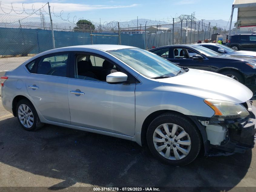 2014 NISSAN SENTRA S/FE+ S/SV/FE+ SV/SR/SL - 3N1AB7APXEY215257