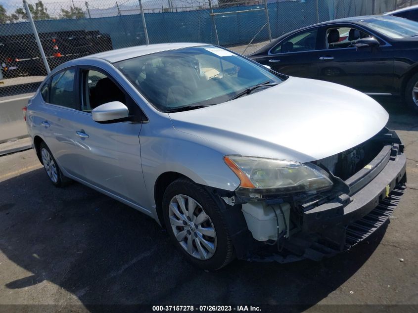 2014 NISSAN SENTRA S/FE+ S/SV/FE+ SV/SR/SL - 3N1AB7APXEY215257