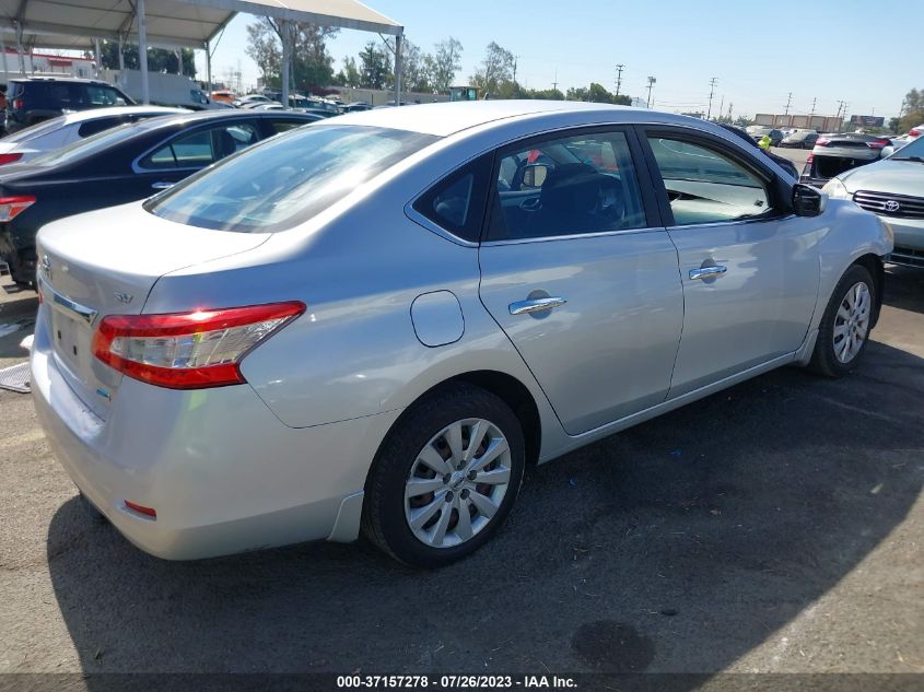 2014 NISSAN SENTRA S/FE+ S/SV/FE+ SV/SR/SL - 3N1AB7APXEY215257