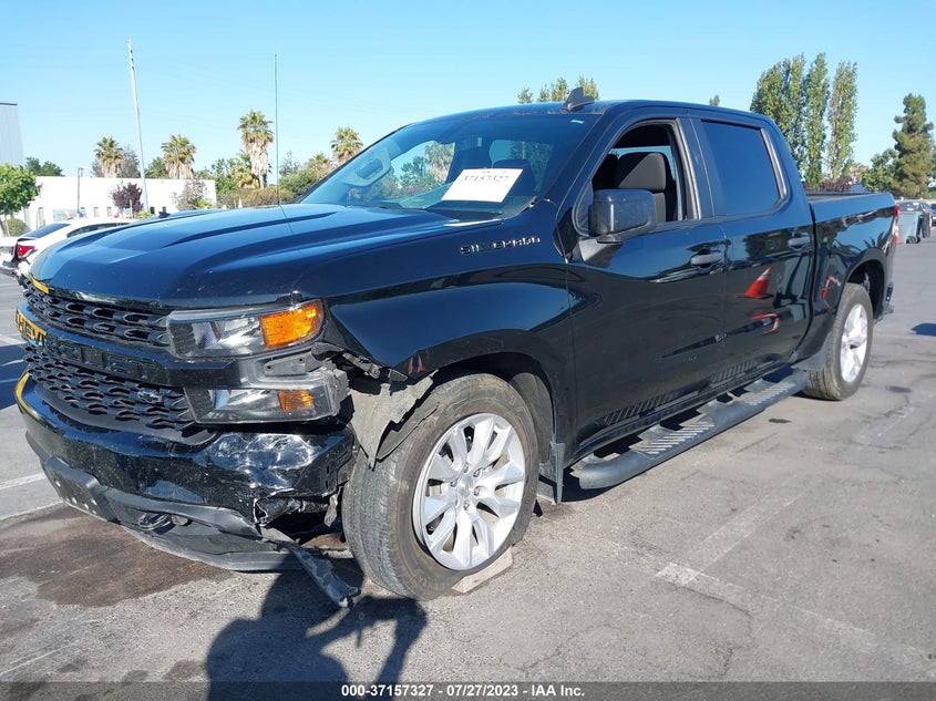 VIN 3GCPWBEK7MG281069 2021 CHEVROLET SILVERADO 1500 CUSTOM