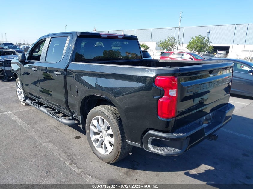 VIN 3GCPWBEK7MG281069 2021 CHEVROLET SILVERADO 1500 CUSTOM