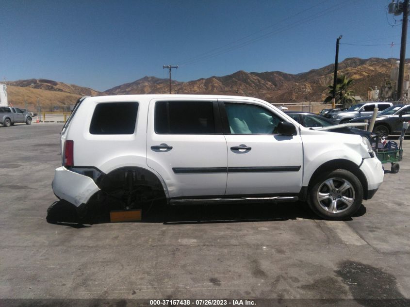 2014 HONDA PILOT LX - 5FNYF3H29EB001424