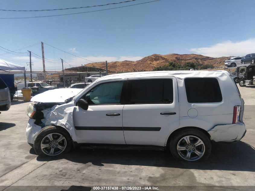 2014 HONDA PILOT LX - 5FNYF3H29EB001424