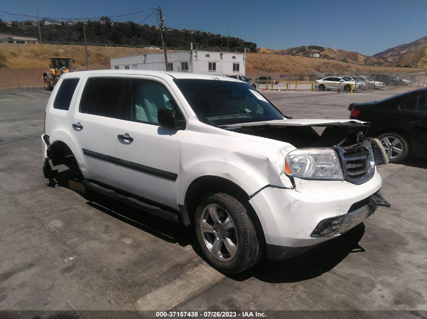 2014 HONDA PILOT LX - 5FNYF3H29EB001424