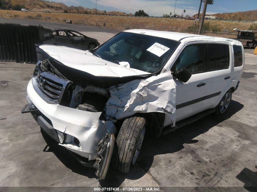2014 HONDA PILOT LX - 5FNYF3H29EB001424