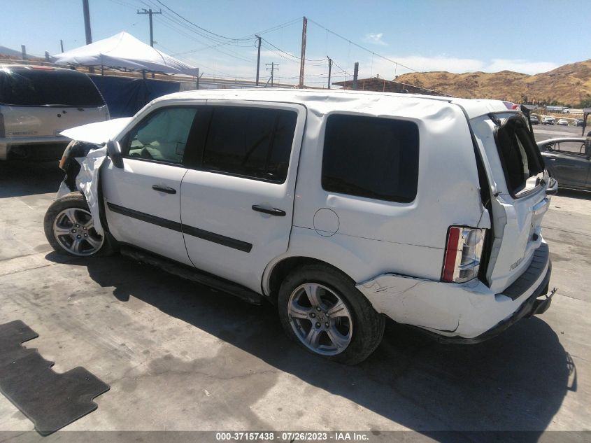 2014 HONDA PILOT LX - 5FNYF3H29EB001424