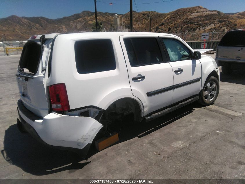 2014 HONDA PILOT LX - 5FNYF3H29EB001424