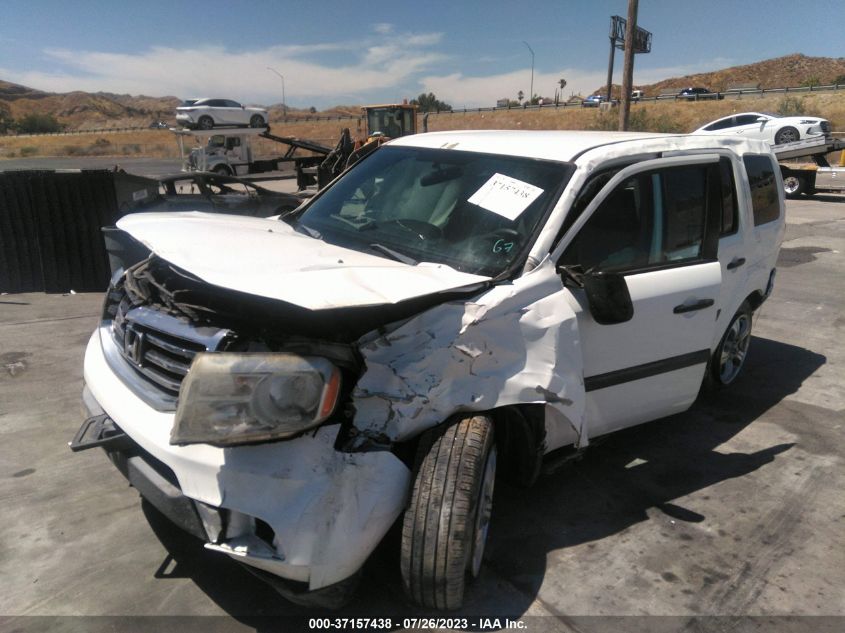 2014 HONDA PILOT LX - 5FNYF3H29EB001424