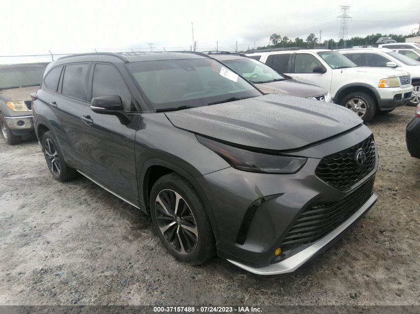 2021 TOYOTA HIGHLANDER XSE - 5TDLZRAH1MS049979