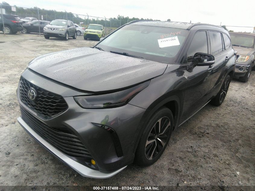 2021 TOYOTA HIGHLANDER XSE - 5TDLZRAH1MS049979