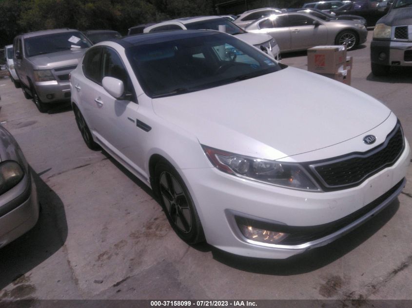 2013 KIA OPTIMA HYBRID EX - KNAGM4AD2D5060010