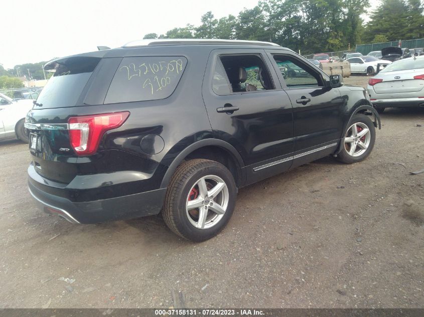 2016 FORD EXPLORER XLT - 1FM5K8D84GGC97009