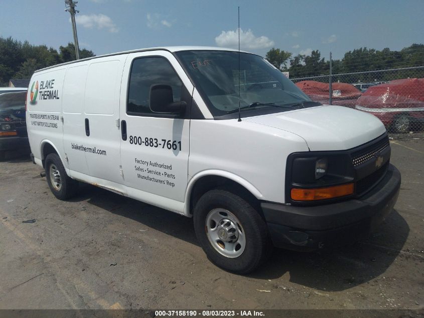 2014 CHEVROLET EXPRESS CARGO VAN - 1GCWGFCA2E1160394