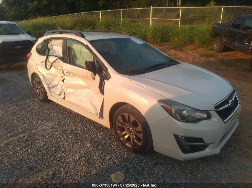 2016 SUBARU IMPREZA WAGON 2.0I SPORT PREMIUM - JF1GPAP64GH202349
