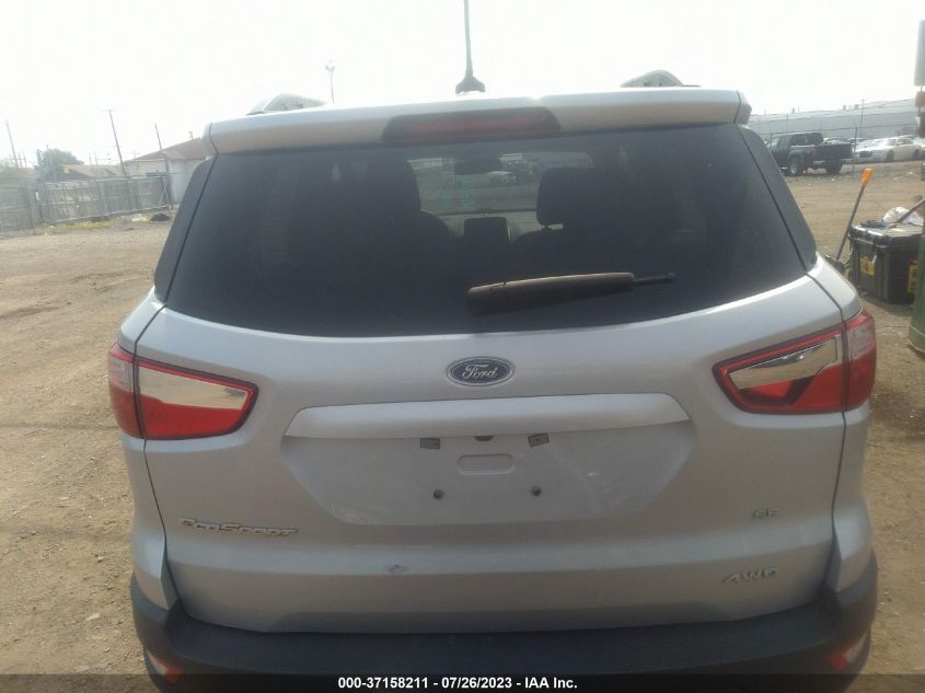 2019 FORD ECOSPORT SE - MAJ6S3GL4KC268465