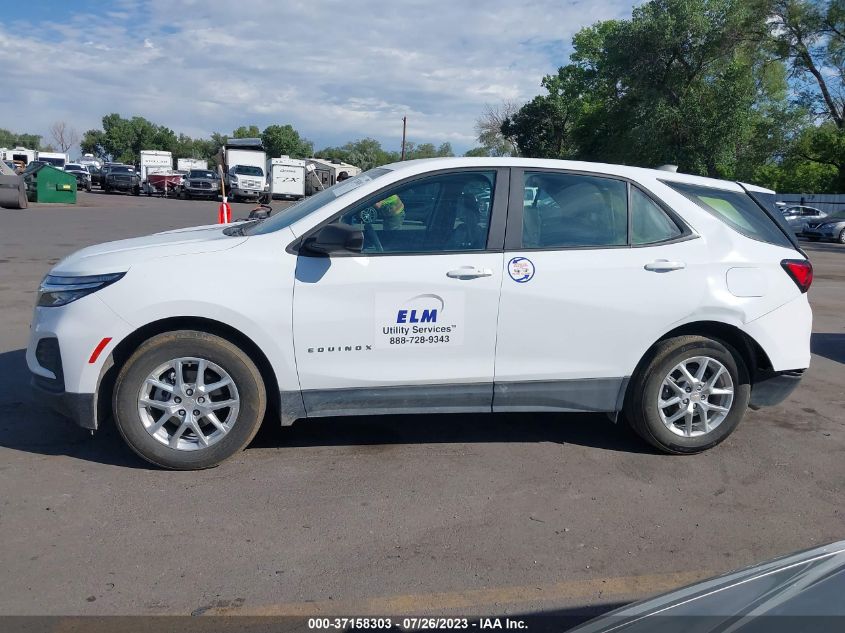 2022 CHEVROLET EQUINOX LS - 3GNAXFEV2NS157351