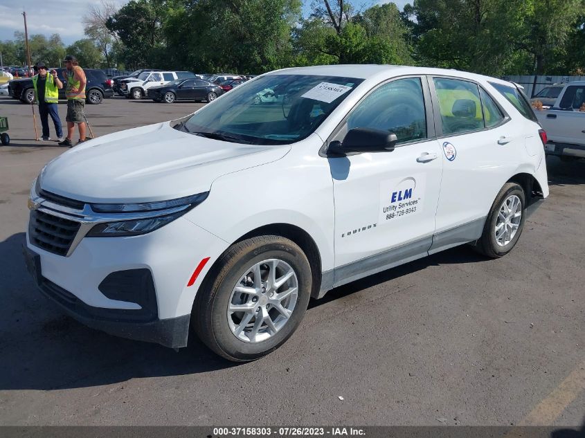 2022 CHEVROLET EQUINOX LS - 3GNAXFEV2NS157351