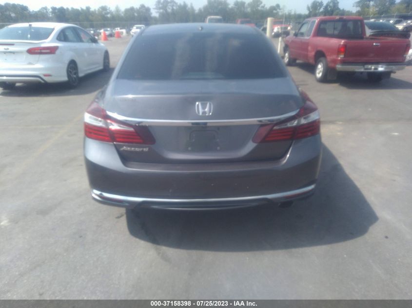 2017 HONDA ACCORD SEDAN EX-L - 1HGCR2F80HA193396