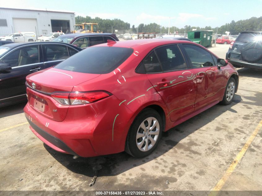 VIN JTDEPMAEXMJ137806 2021 TOYOTA COROLLA LE