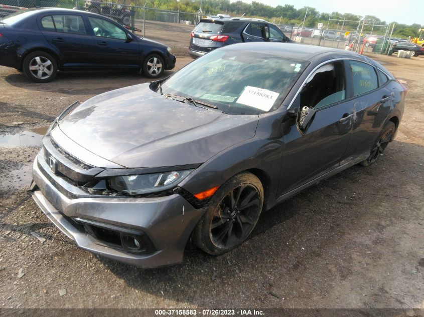 2019 HONDA CIVIC SEDAN SPORT - 2HGFC2F81KH524722