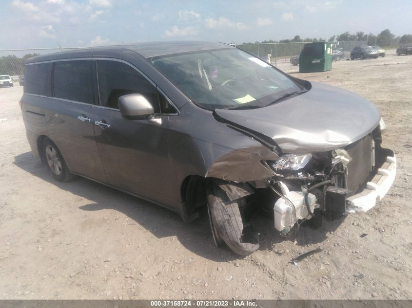 2013 NISSAN QUEST SV - JN8AE2KP2D9064090