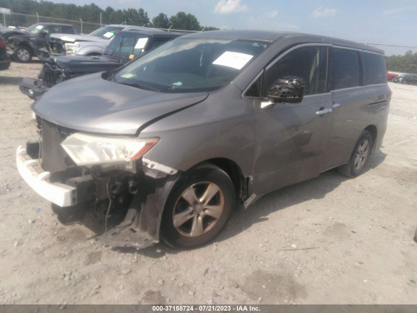 2013 NISSAN QUEST SV - JN8AE2KP2D9064090