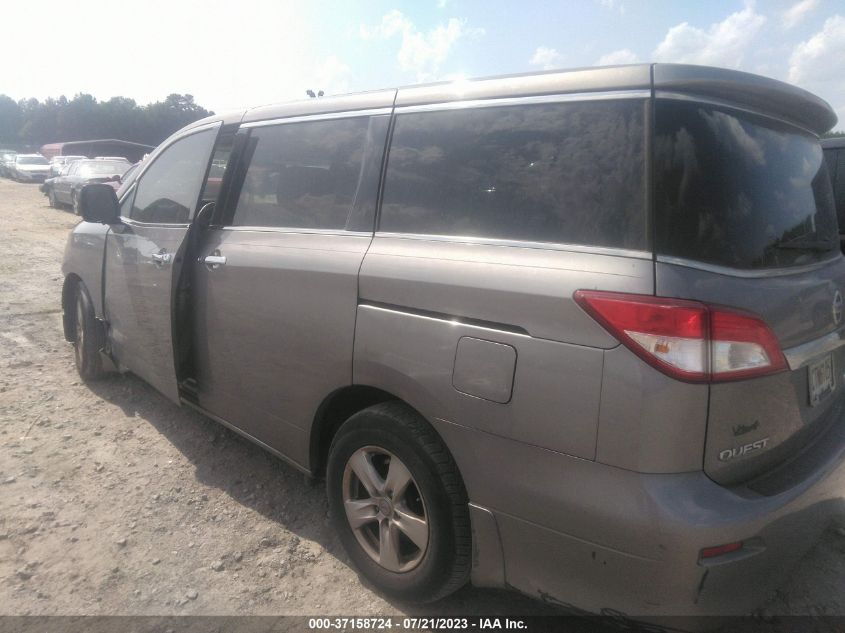 2013 NISSAN QUEST SV - JN8AE2KP2D9064090