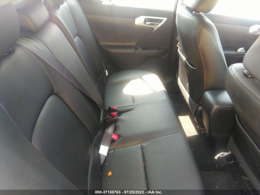 2013 LEXUS CT 200H HYBRID - JTHKD5BHXD2131359
