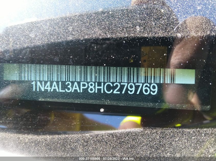 2017 NISSAN ALTIMA 2.5 SV - 1N4AL3AP8HC279769
