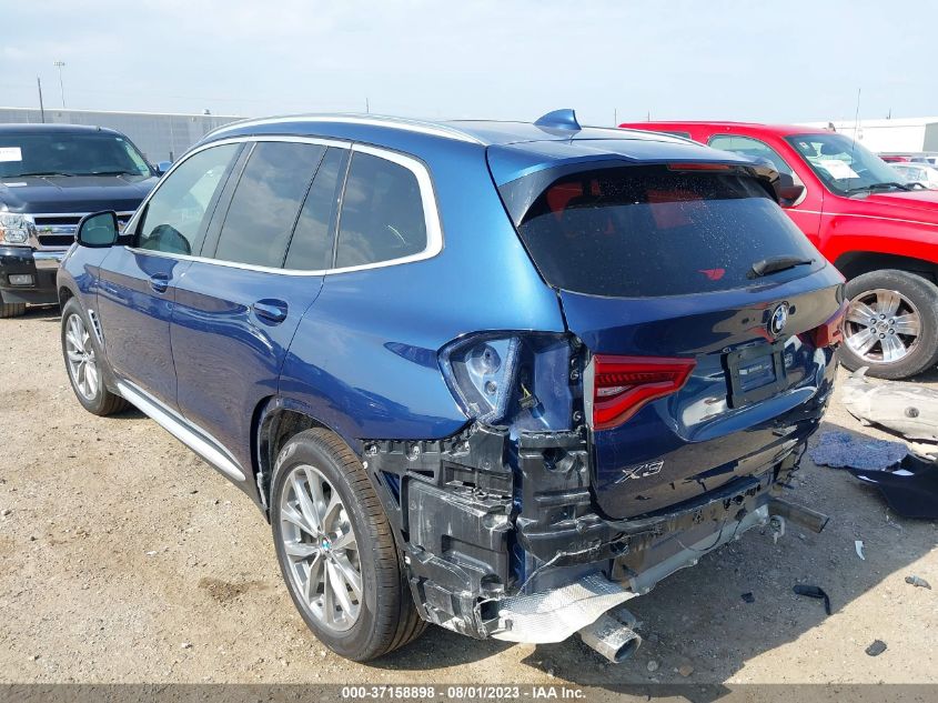 2019 BMW X3 SDRIVE30I - 5UXTR7C56KLR45618