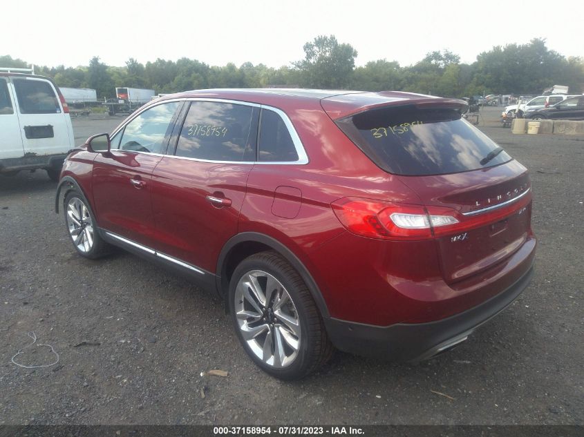 2017 LINCOLN MKX RESERVE - 2LMPJ8LP2HBL49691