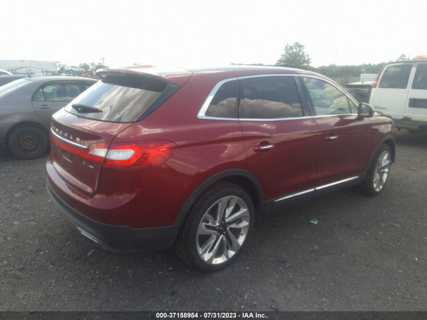 2017 LINCOLN MKX RESERVE - 2LMPJ8LP2HBL49691