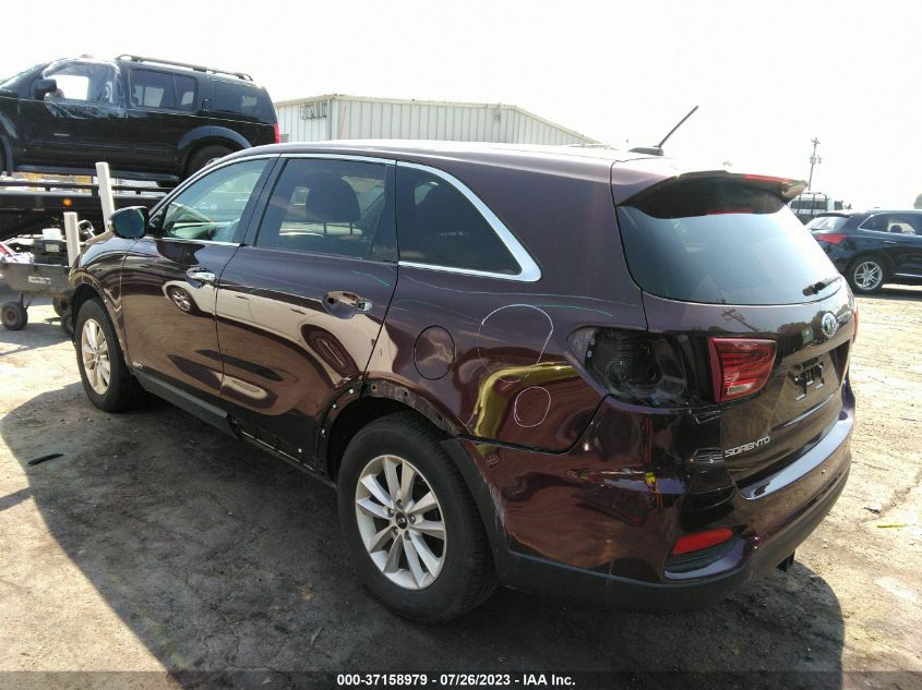 2019 KIA SORENTO LX - 5XYPGDA32KG564420