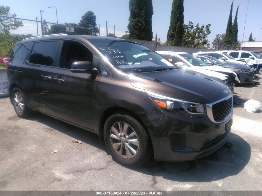 2016 KIA SEDONA LX - KNDMB5C12G6099943