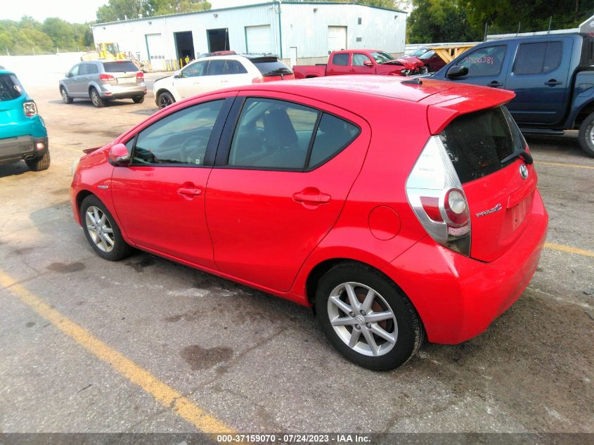 2013 TOYOTA PRIUS C - JTDKDTB30D1548750