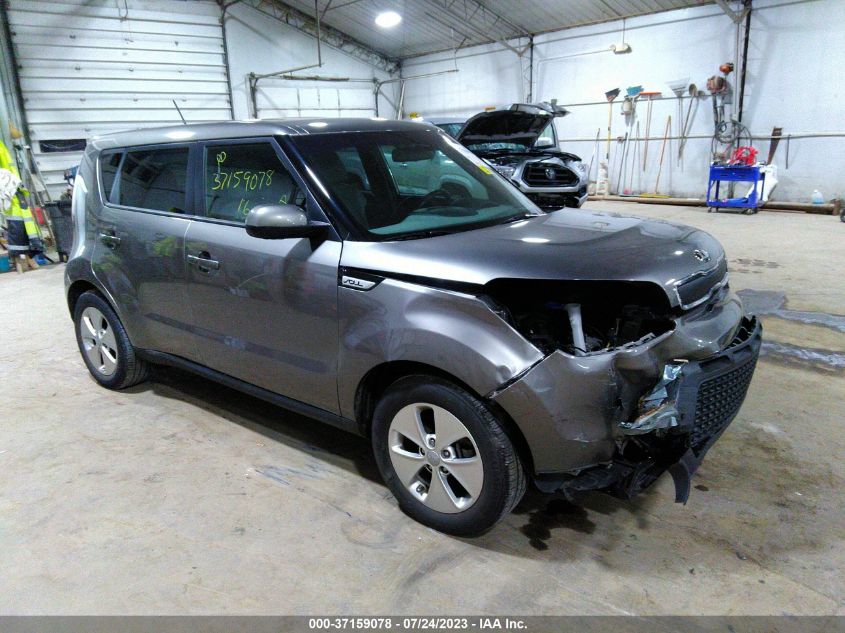 2016 KIA SOUL BASE - KNDJN2A27G7306082